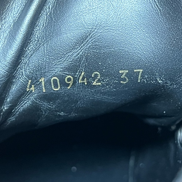 Balenciaga Womens Leather Marble Print High  Sneakers White Black Size 37 / 7 US - Picture 11 of 11